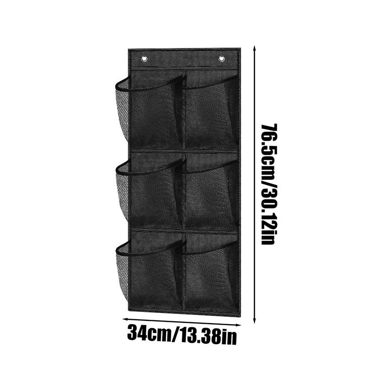 Настенный органайзер для хранения 6 отделений сетчатый для шкафа держатель для обуви подвесная корзина для хранения на дверь подвесные карманы для хранения в шкафу
