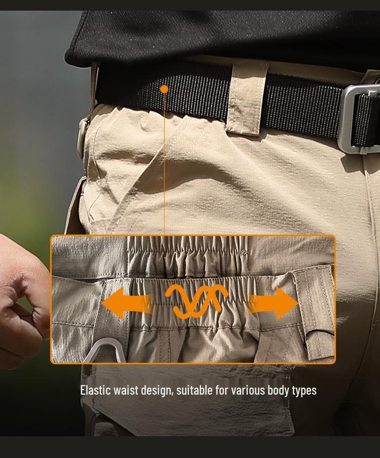 Мужские тактические брюки Angken быстросохнущие - Ультратонкие, дышащие, боевые брюки с множеством карманов для весны/лета.