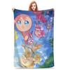 Shadow Milk Cookie Run Kingdom Blankets Flannel All Season  Breathable Warm Throw Blankets for Bedding Bedroom Plush Thin Quilt
