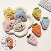 Cute Carrot Bunny Plush Brooch 3D Cartoon Rabbit Doll Pin Bag Coat Sweater Scarf Badge Pins Accessorie