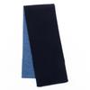 Matti Totti KNIT Cashmere Mini Cashmere Scarf 100% Scarf, Navy/Blue, Thick, Reversible, Women's, (mtk10100-239)