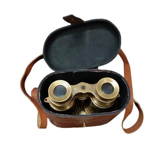 Винтажный латунный бинокль с тиснением, подзорные трубы, морской бинокль, оперные очки, пасхальный подарок, день святого валентина, день рождения, домашний декор
