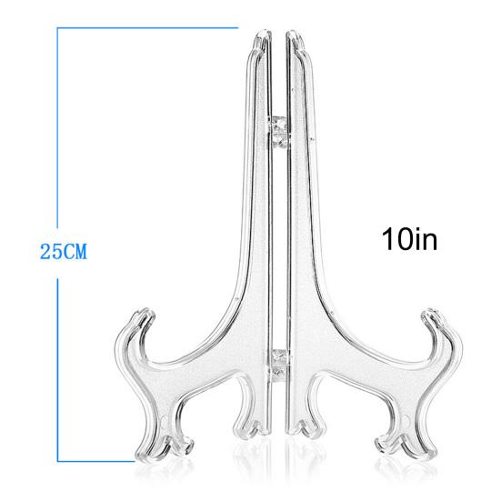 Plate Display Rack Safe Wide Application Triangle Structure Portable Easels Dish Rack Holder for Hotel Kitchen