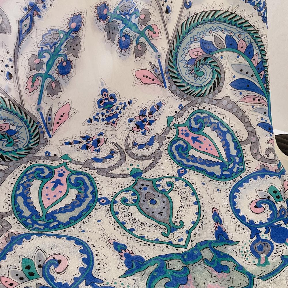 Осенне-зимний этнический хлопковый льняной шарф: Уютная длинная шаль для женщин