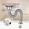 Kitchen Stainless Steel Sink Drain Filter Single Tank Sink Drain Pipe Deodorant Bathroom Sewer Accessories Kitchen Basket