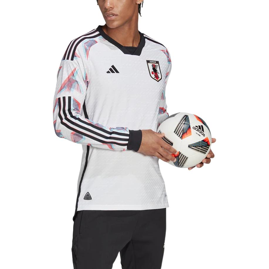 adidas Сборная Японии 2022 Выездная Легкая Быстросохнущая Кофта с Длинным Рукавом Футбольная Майка Мужская майка HC6305