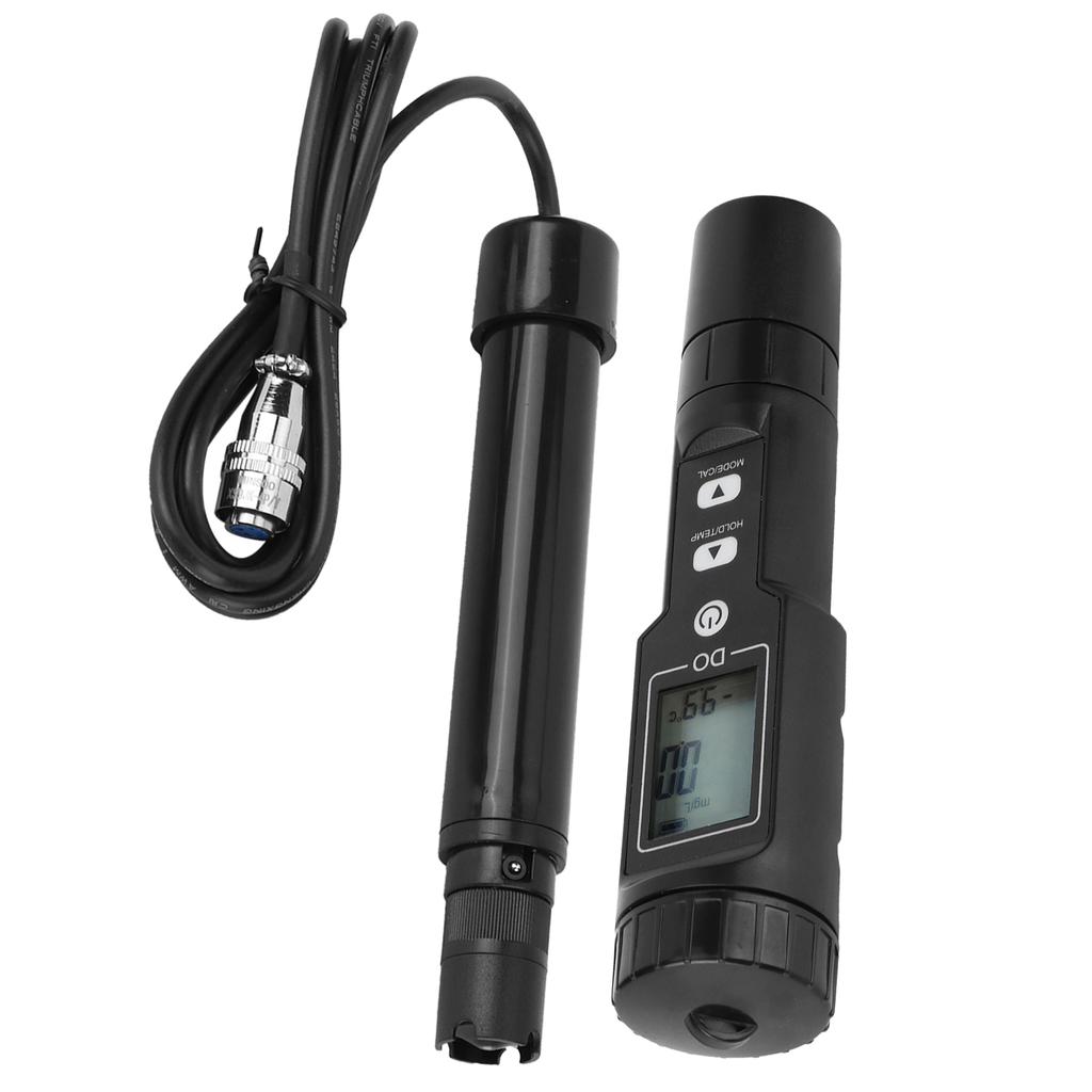 Digital Dissolved Oxygen Meter Detector Water Quality Tester with Temperature Detection