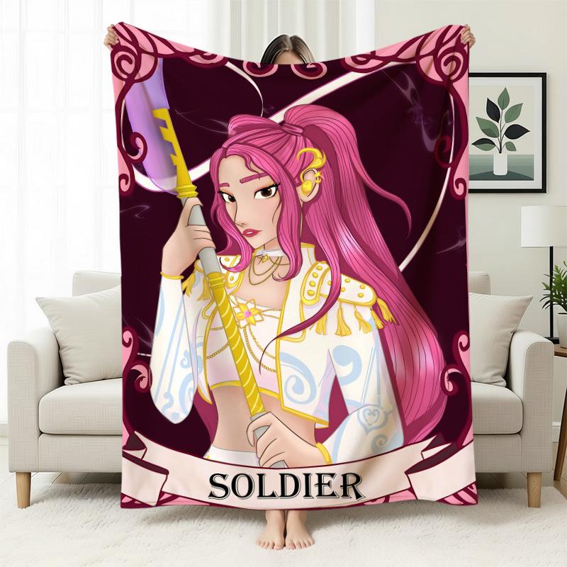 Kpop Witch Hunters Blanket Blanket Witch Hunters Peripheral Nap Blanket Printed Flannel Office Sofa Blanket