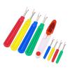 Hicello Thread Trimming Seam Thread Sewing Craft Embroidery Sewing 9 Piece Plastic Safety Cap Included Scissors, Ripper, Cutting, Tools, Supplies,
