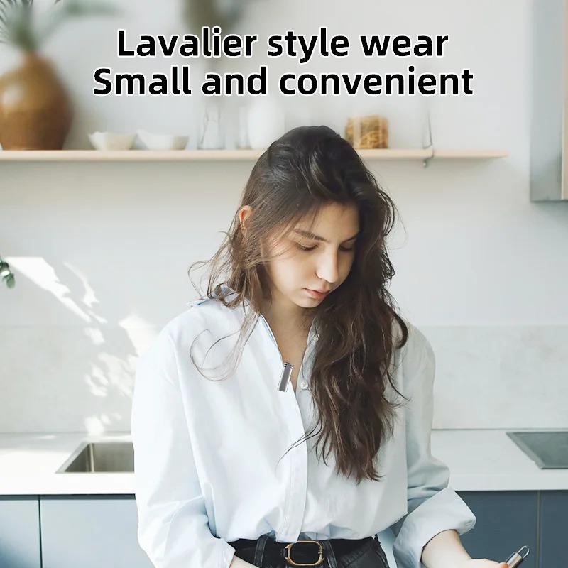 3 в 1 беспроводной петличный микрофон универсальный интеллектуальный микрофон с функцией шумоподавления AI для зеркальной камеры Android