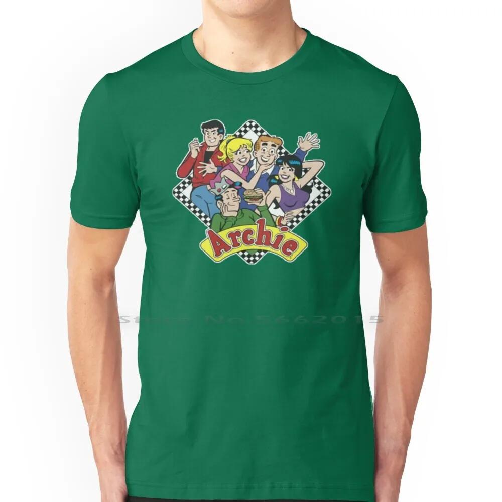 The Archies T Shirt 100% Cotton Archie Veronica Jughead Richie Classic Cartoon Comics Short Long Sleeve Tee Top