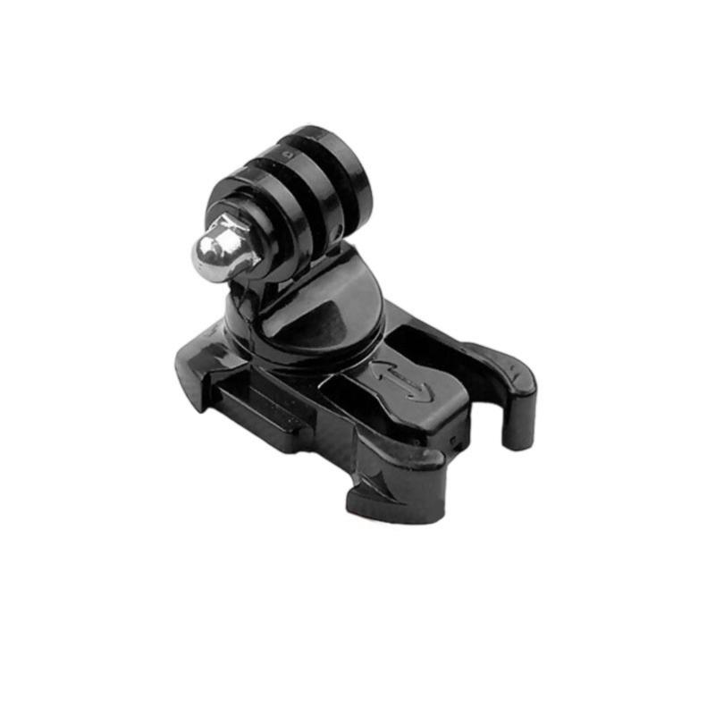 Curved Flat Helmet Base Mount with Adhesive Pad 1/4inch Adapter for Action Camera Accessories Mounting Bracket