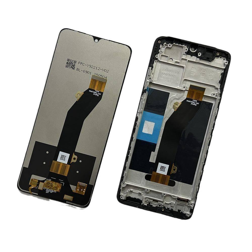 Полная сборка LCD-экрана и дигитайзера для ZTE Blade V70 Max С рамкой