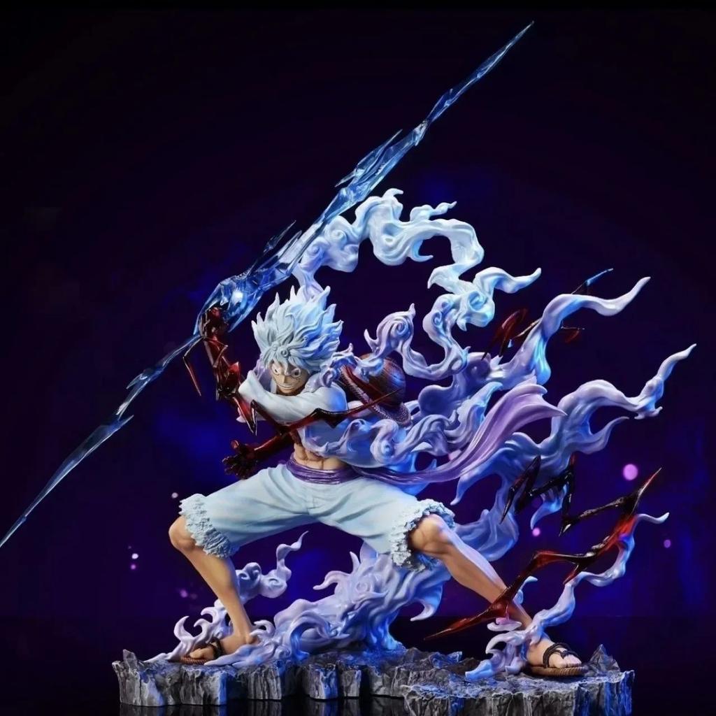 One Piece Raiden Five Gear Nica Lightning Luffy Action Collection Decoration Model Toys GiftFigure Model Statue Doll Toys