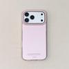 Роскошный двухслойный серебристый однотонный противоударный чехол для iPhone 14/13 и Apple ProMax 17/16/15