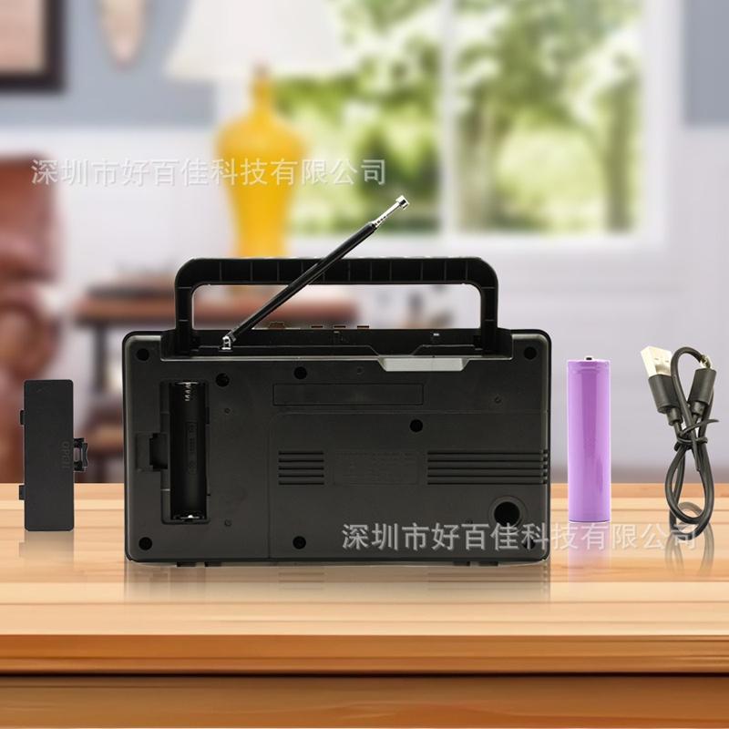 Высокое качество ретро портативное радио USB TF AM FM SW ТВ винтажный дизайн перезаряжаемый и готовый к отправке домашний радиоприемник