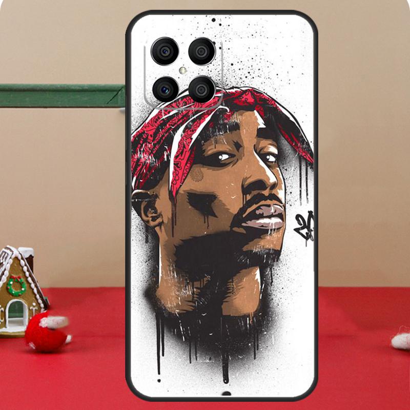 Чехол 2Pac TuPac Shakur Для Honor Magic 6 7 8 Pro Honor 400 200 70 90 Lite X8c X8b X9a X9b X9c X9d Win RT Обложка