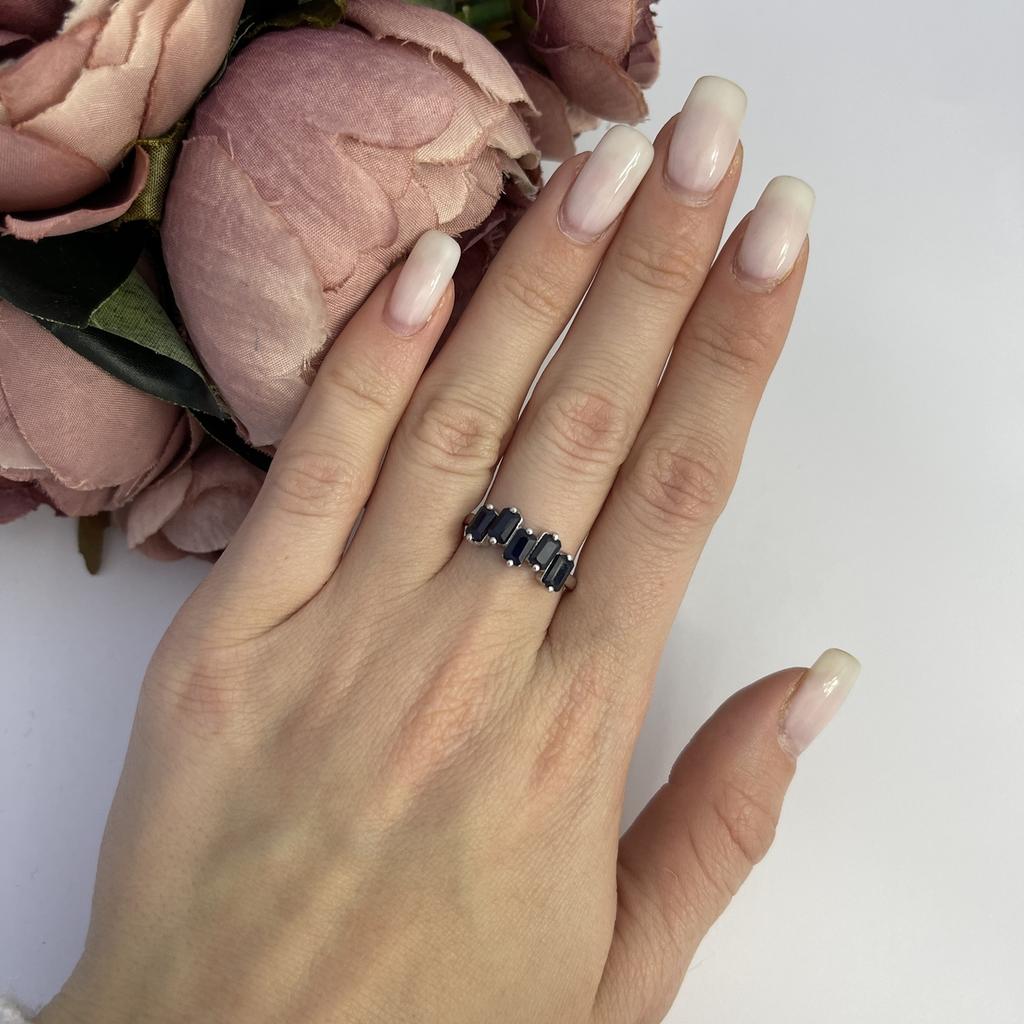 Серебряное кольцо с натуральным сапфиром 2.008ct (2112716)