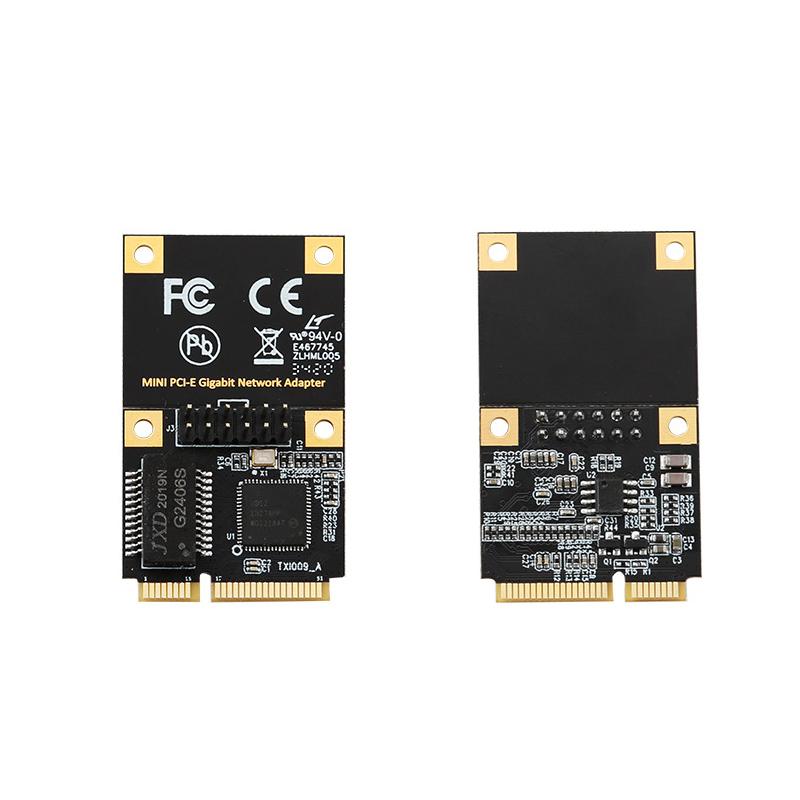 Адаптер LAN RJ-45 компьютерные аксессуары Мини-карта PCI-E Gigabit Network Card Игровой PCIE-адаптер Fast Ethernet 10/100/1000 Мбит/с Гигабитный сетевой адаптер Сетевая карта