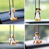 Car Interior Accessories Rearview Mirror Pendant Hanging Ornament Swing Duck Cute Anime Car Charm Accessories For Women Gift