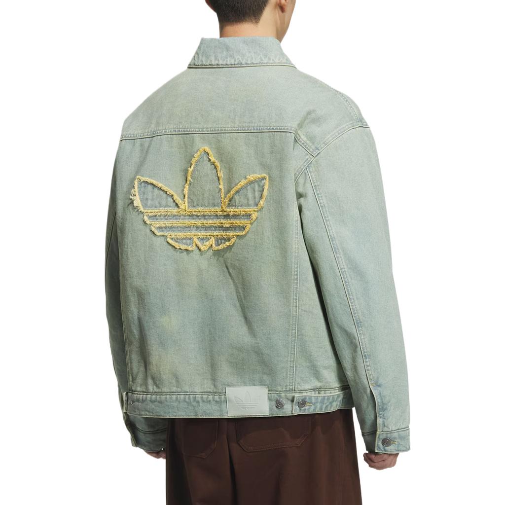 adidas Оригинальная стираная удобная джинсовая куртка унисекс KC2624