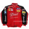Vintage Racing Style Embroidered Motorcycle Jacket Cycling Sports Lightweight Breathable Riding Apparel Unisex