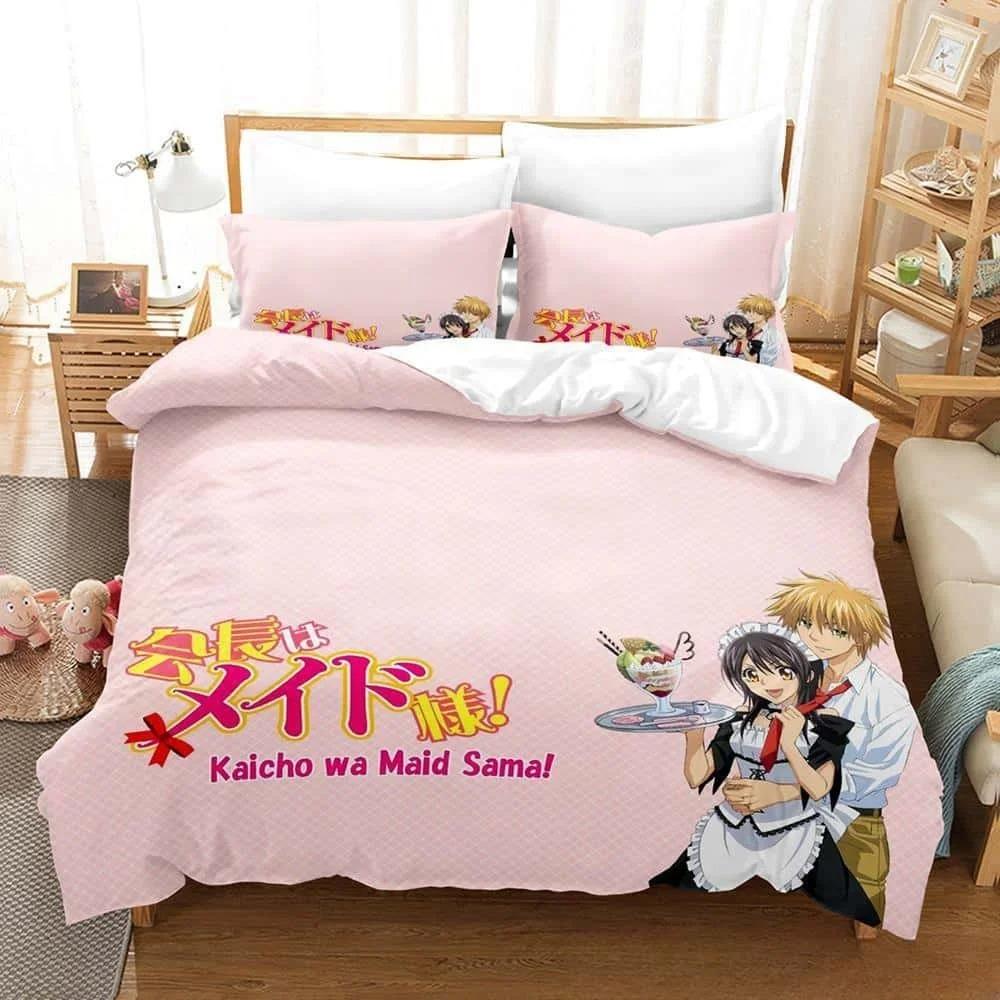 Новый 3D-принт аниме Kaichou Wa Maid-sama комплект постельного белья Single Twin Full Queen King Size комплект постельного белья для взрослых и детей, комплект пододеяльников