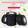 Black Flannel Tape for High Temperature Flame Retardant Automotive Wiring Harness. Reduces Noise and Provides Electrical Adhesion.