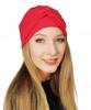 Malinowy Turban Sara 247 Czapka Marszczona Gładka Także Po Chemioterapii