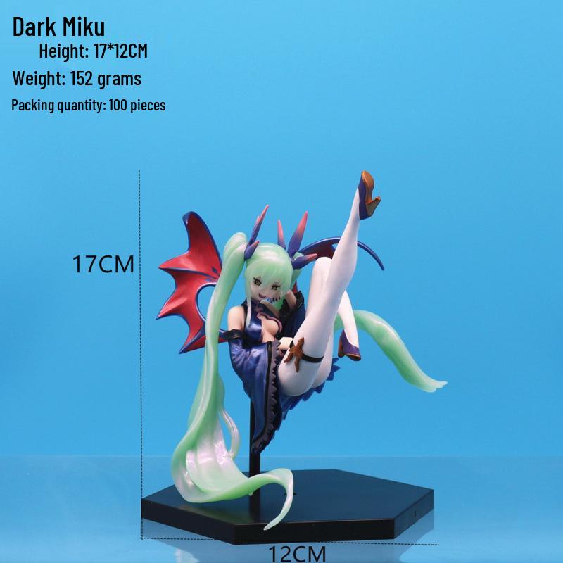 Hatsune Princess Sakura Warrior 2D Figure – Cherry Blossom Car & Desktop Ornament