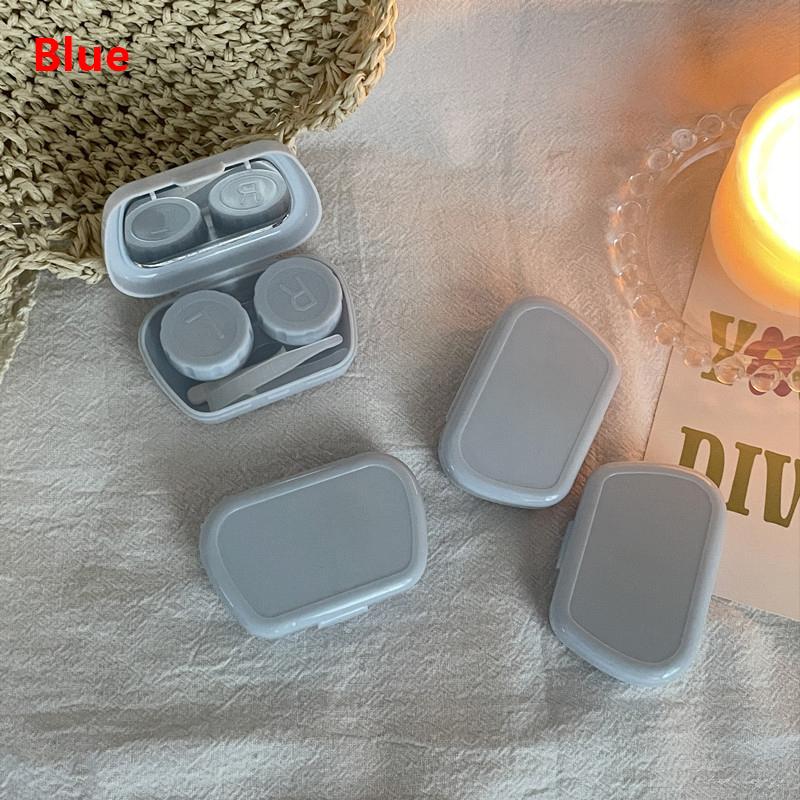 Коробка для контактных линз предотвращает утечку линзы крышка контейнер с зеркалом портативный подарок