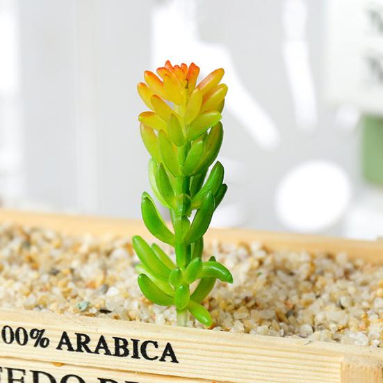 1шт искусственные сочные домашние растения флокирование DIY мебель офис бонсай декор