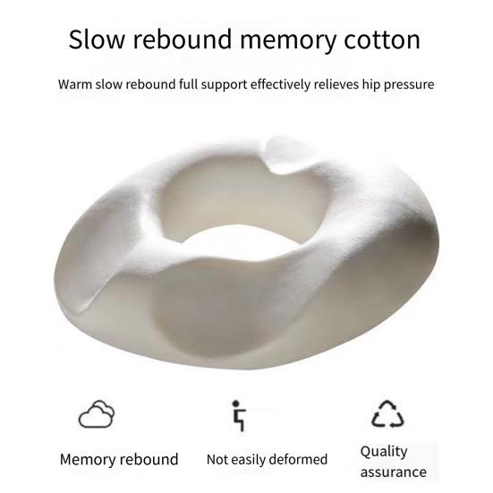 Подушка для сиденья от геморроя, нескользящая подушка для стульев для столовой, толстая пена с эффектом памяти, удобная поддержка