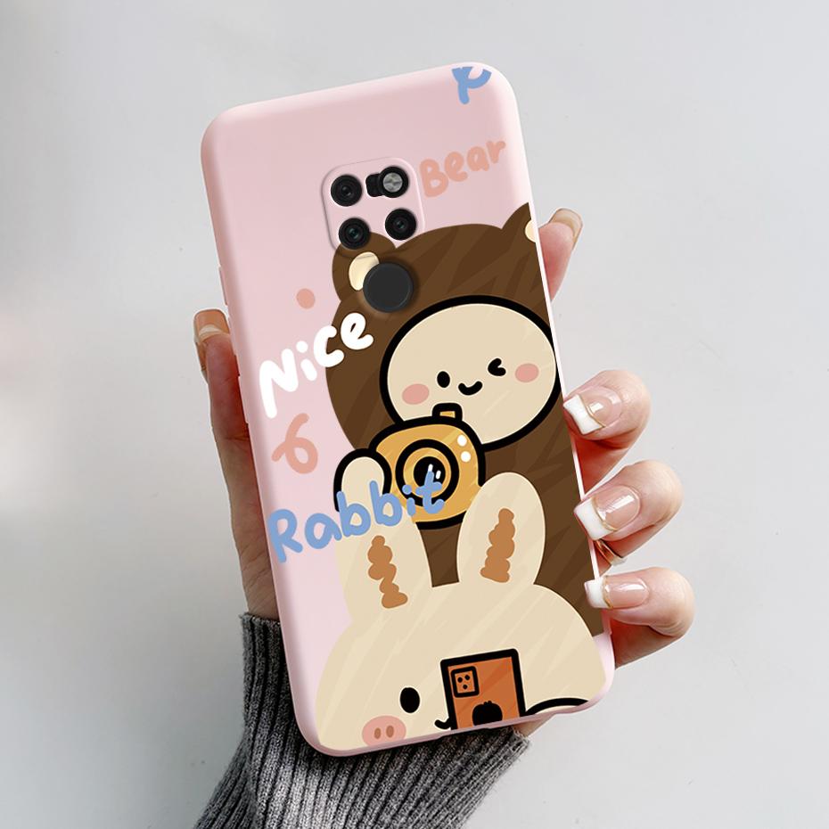Чехол для Huawei Mate 20 Pro Чехол Милый Кролик Панда Чехол Тонкий Мягкий Силиконовый Чехол для Телефона для Huawei Mate20 Pro 20Pro Fundas Capa