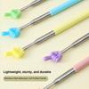 2/5Pcs Telescopic Finger Reading Stick Retractable Whiteboard Pointer with Finger Design Teaching Accessory