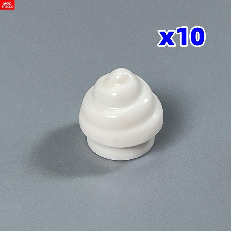 MOC Bricks Food Cookie Bone Pretzel Bagel Biscuits Waffle Chips Hot Dog Bread Pizza Milk Educational Building Blocks Kids Toys