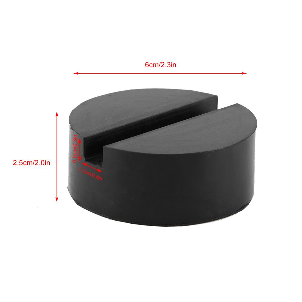Popular Practical 6CM Black Groove Jack Disk Rubber Pad Pinch Weld Side Rubber Cushion