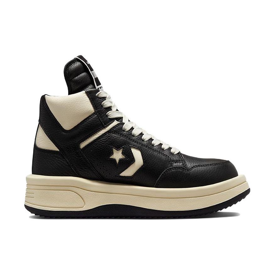 Rick Owens x Converse DRKSHDW TURBOWPN Mid Черный Облако Кремовый