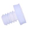 20Pcs Transparent Rubber Particles Soft Anti-Collision Particle Hole Plug Foot Nail Tube Plug Shelf Foot Pad Dust Plug