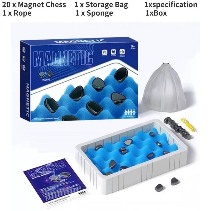 Увлекательная магнитная шахматная игра Когнитивная тренировка Настольная игрушка для детей Семья