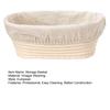 Bread Proofing Basket Handwoven Rattan Banneton for Sourdough Baking Round Spiral Design