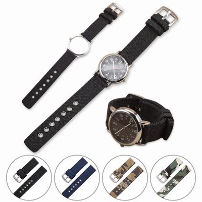 1 шт., аксессуары для часов, нейлоновый ремешок для часов, камуфляжный холст, сменный ремешок для часов, высокое качество