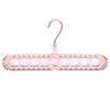 Nine-Hole Foldable Multifunctional Clothes Hanger and Storage Rack