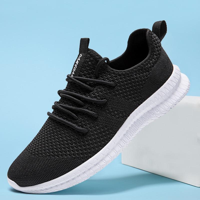 Damyuan Lightweight Men Shoes Fashion Design Running Shoes Lace-Up Male Outdoor Gym Sports Tennis Shoes Vulcanized Footwear