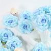 20 шт. искусственный цветок голова 10 см цветок розы для новогоднего свадебного украшения DIY шелковый цветок для вечеринки