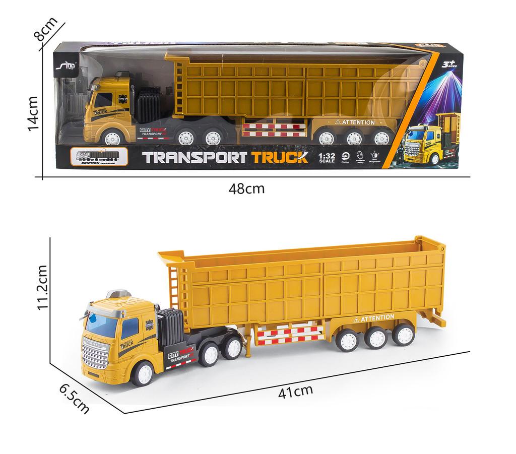 Двухъярусный прицеп Контейнеровоз Модель инженерной машины Игрушка Дети