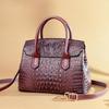 Трендовая женская сумка кроссбоди в стиле ретро с крокодиловым узором 2025