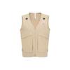 Solid Color Fashion Casual Retro Versatile Woven Vest Men Tops Light-Khaki 23RCS113MGK0