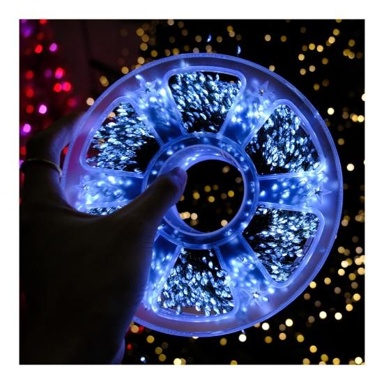 Светодиодная гирлянда из медной проволоки, водонепроницаемая, 8 режимов, светодиодная гирлянда-бусы, рождественская фея, для крыши, свадьбы, вечеринки, улицы, помещения, сада, дерева