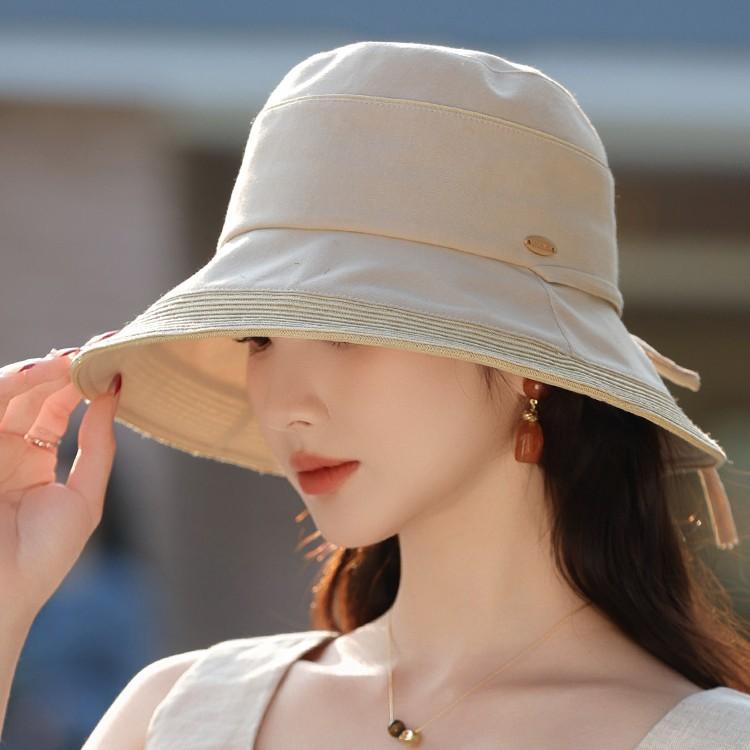 Big brim sun hat children's summer new trendy bucket hat UV protection sun hat foldable sun protection hat